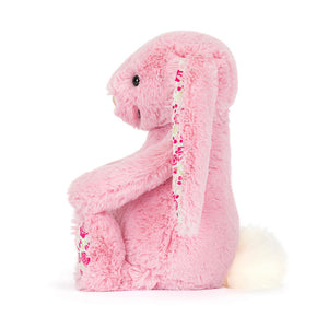 JellyCat - Peluche de conejo de lujo Bluskin Blossom, 31 cm