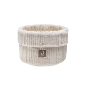 Jollein Changing Table Basket Cloudy Rib - Oatmeal-Changing Baskets-Oatmeal- | Natural Baby Shower