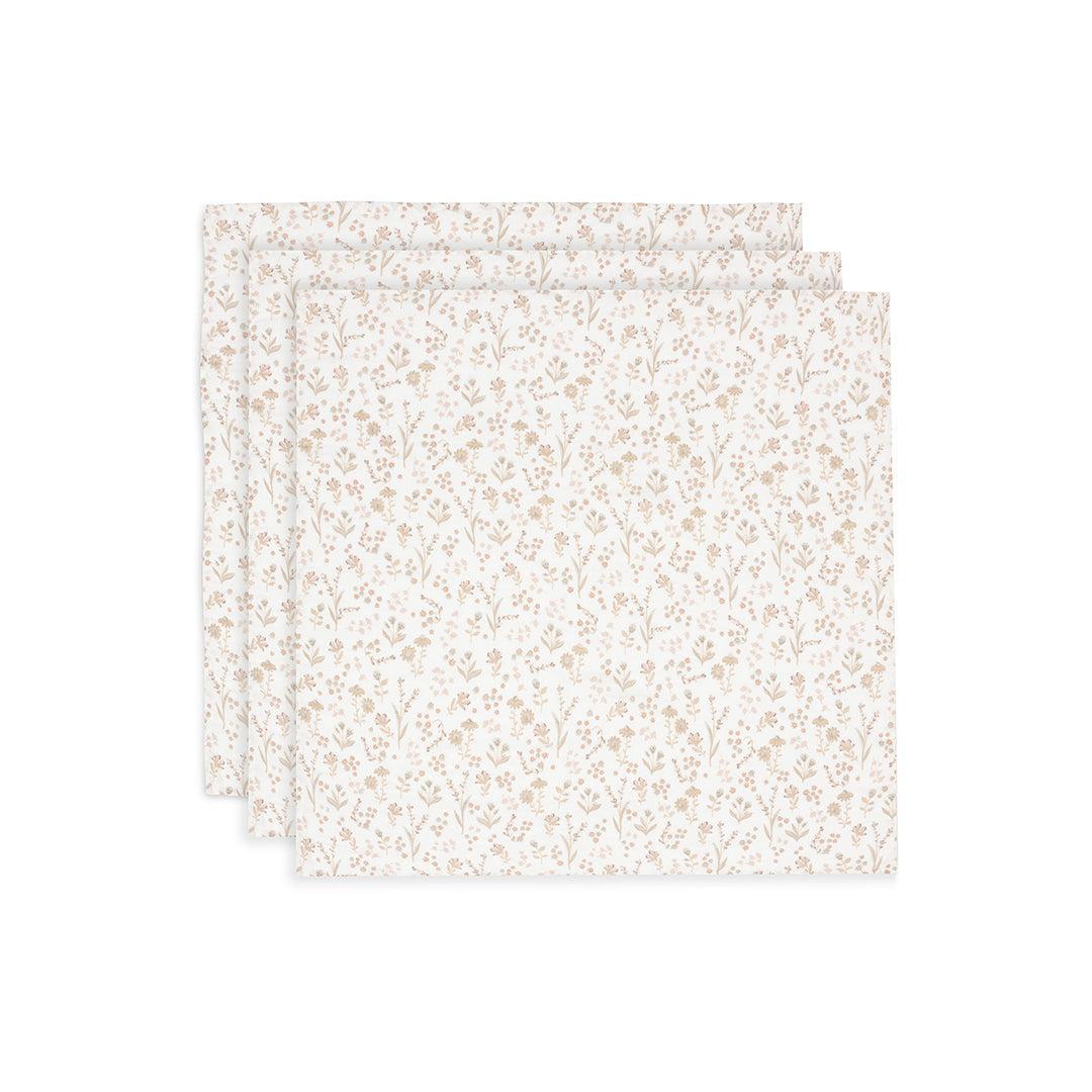Jollein Muslin Cloth (3pack) - Bloomy-Muslin Squares-Bloomy- | Natural Baby Shower
