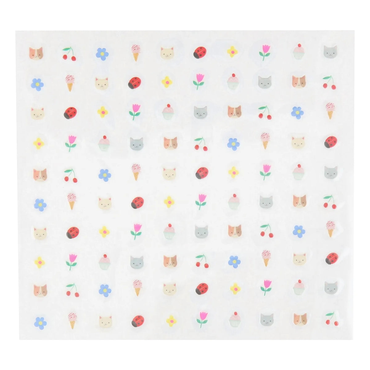 Meri Meri - Adhesivos para uñas Kitten Club