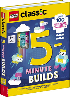 Lego - LEGO® Classic: 5 minutos de construcciones con minifigura libro de actividades en inglés