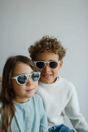 Leosun - Gafas de sol polarizadas azules naturales UV400 para niños de 3 a 8 años
