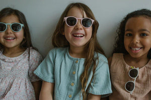 Leosun - Gafas de sol polarizadas de forro polar suave de color rosa UV400 para niños de 3 a 8 años