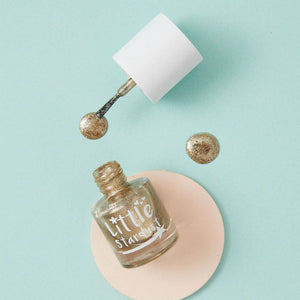 Little Stardust - Esmalte de uñas al agua Golden Galaxy para niños