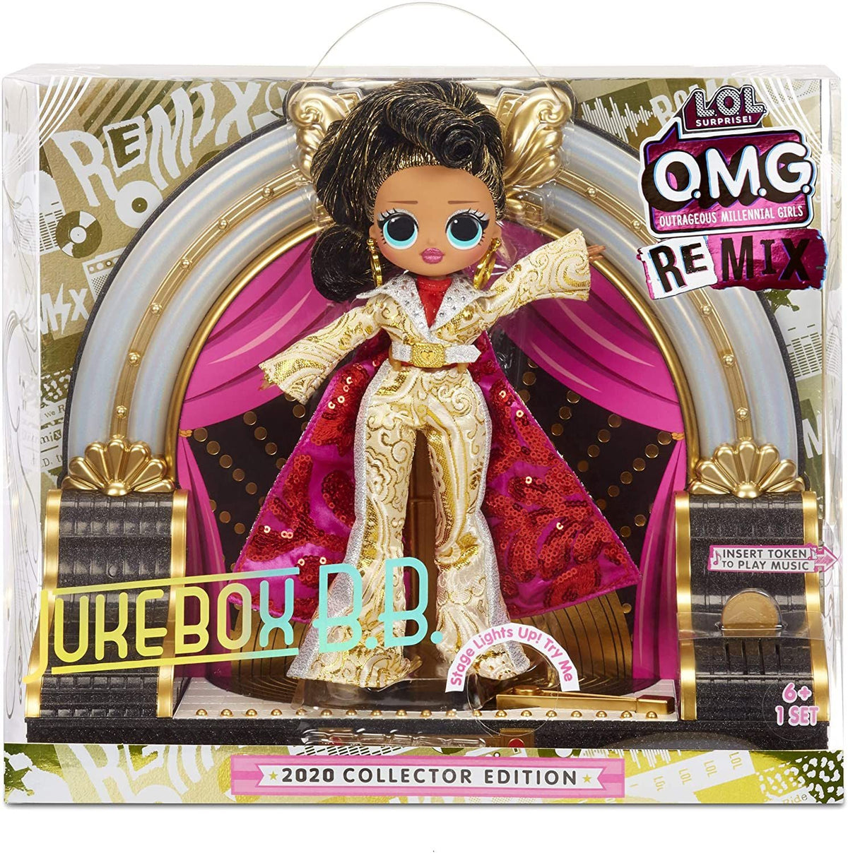 LOL Omg - Remix Jukebox BB Muñeca de Colección Especial con Luces y Sonidos