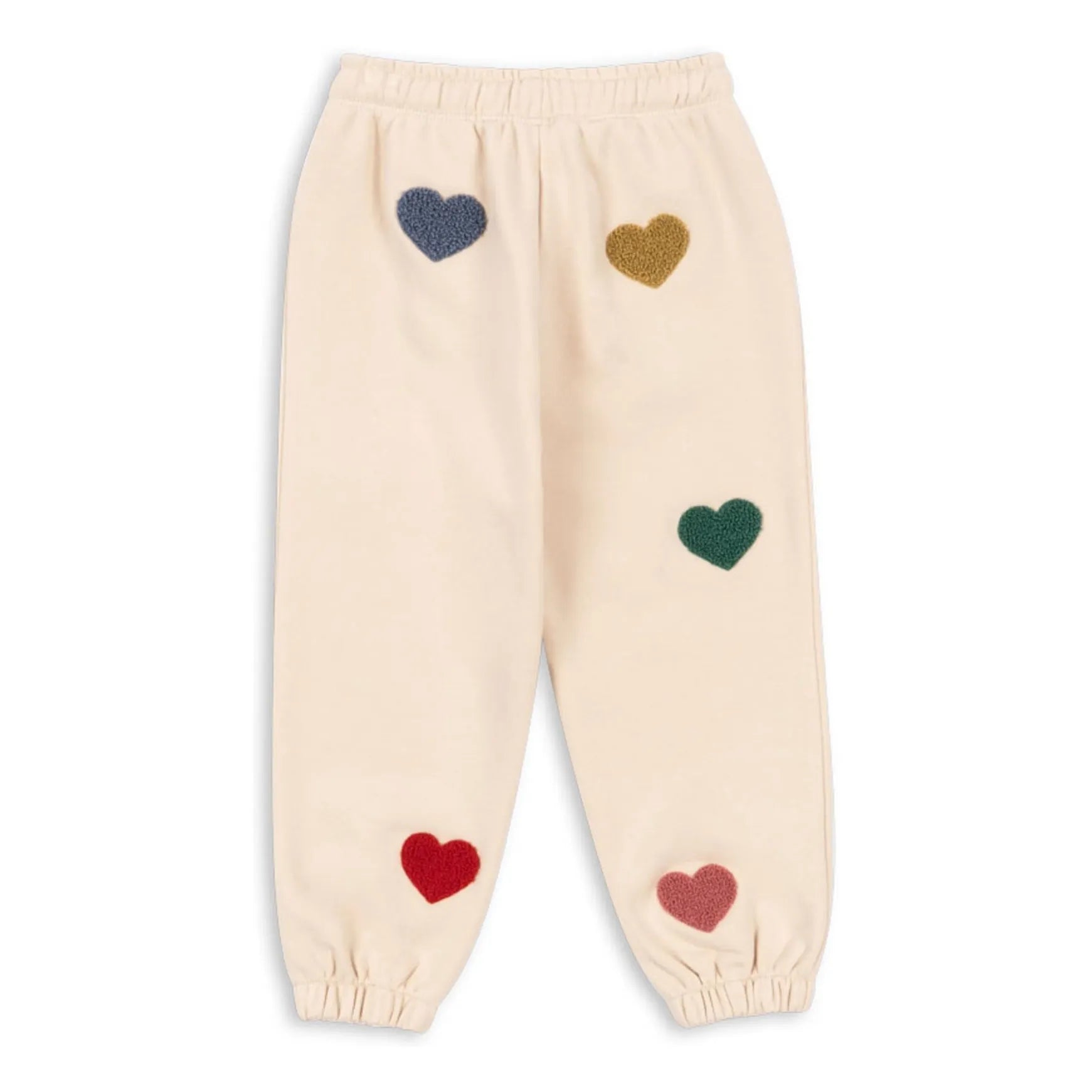 Konges Sløjd - Pantalón Jogger Lou Cœurs de Algodón Orgánico | Melocotón