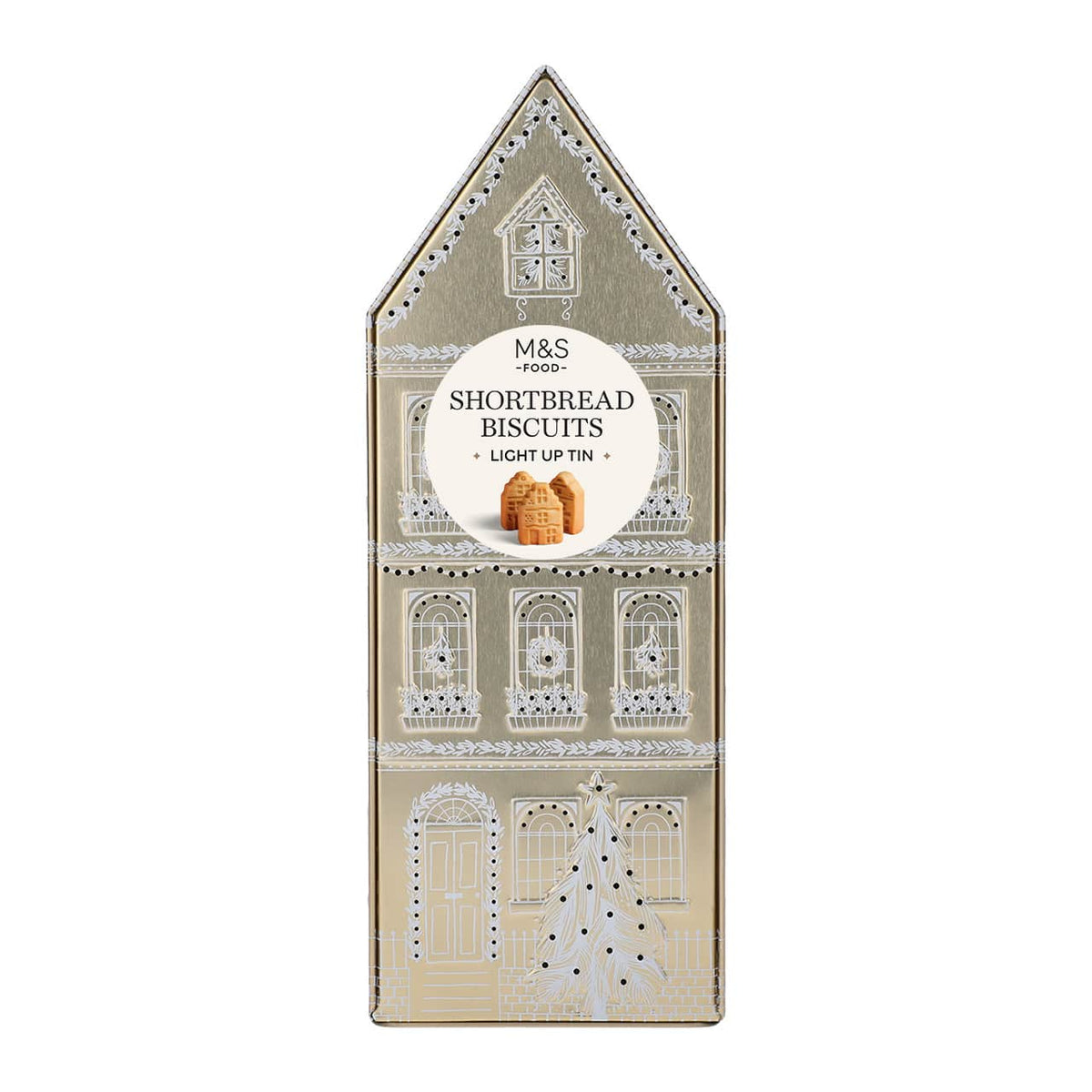 M&S Food Casita de Galleta de Jengibre de Avellana Iluminada