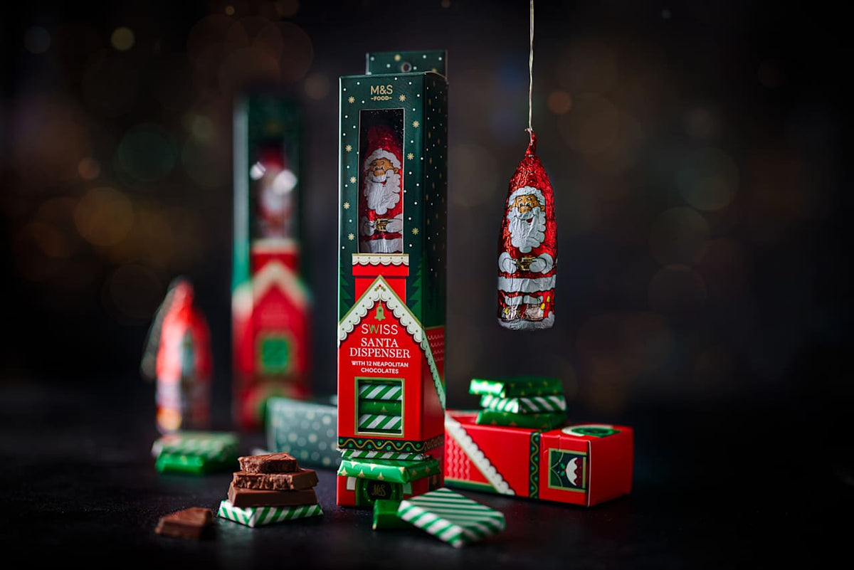 M&S Food - Chocolate suizo de Papá Noel