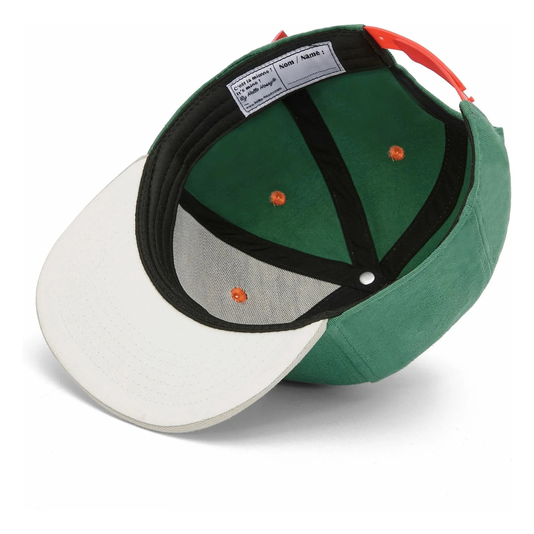 Hello Hossy - Gorra Plana de Algodón Orgánico Mini Captain | Verde