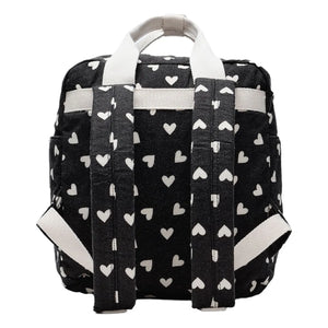 Rylee + Cru - Mini Mochila Corazón | Negro