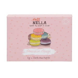 Miss Nella - Paleta 2 en 1 Ojos y Mejillas Macaron