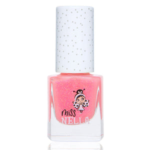 Miss Nella - Esmalte de Uñas Brillante Despegable Color Rosa Coral