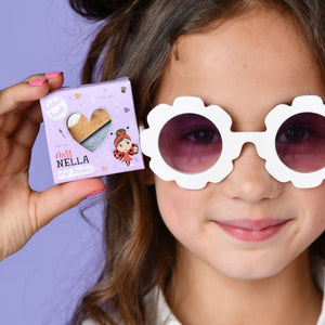 Miss Nella - Sombra de Ojos Dorada No Tóxica para Niños, 2 unidades