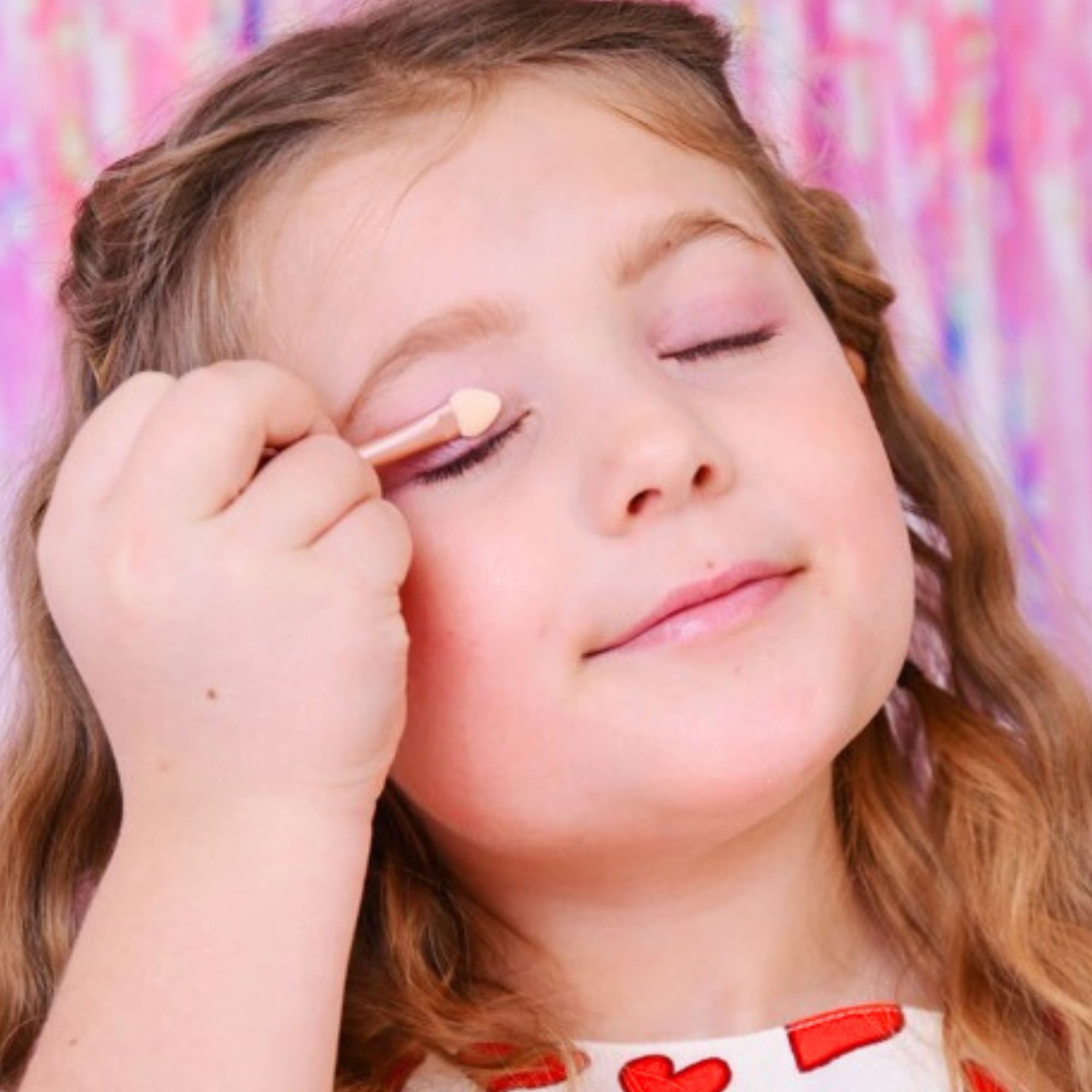 Miss Nella - Sombra de Ojos Doble Rosa No Tóxica para Niñas
