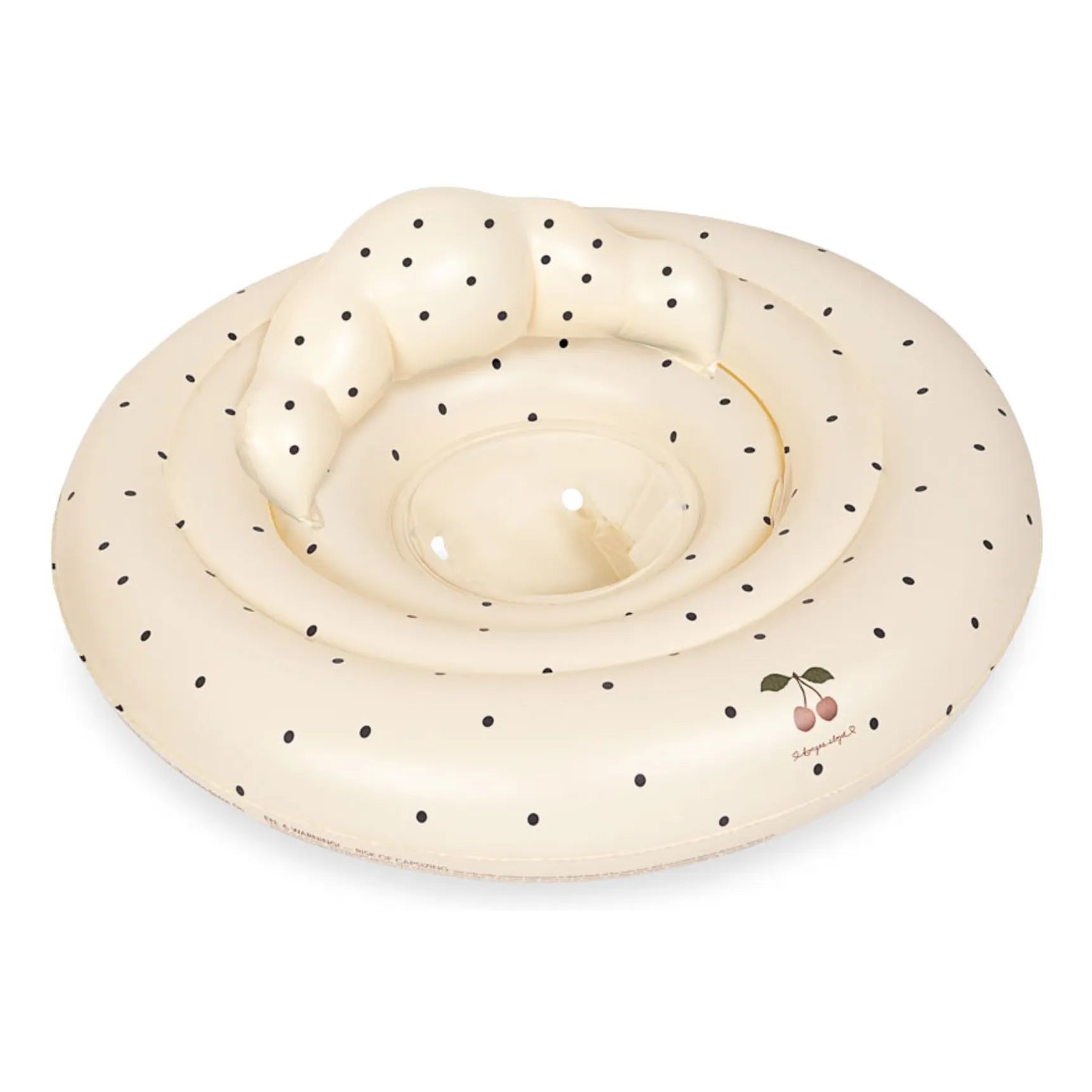 Konges Sløjd - Flotador de Bebé con Puntos Azul Marino | Beige