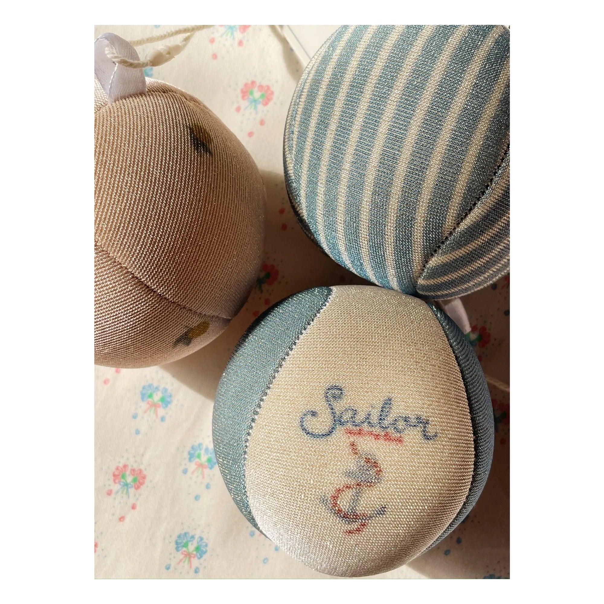 Konges Sløjd - Set de 3 pelotas de playa de neopreno | Azul