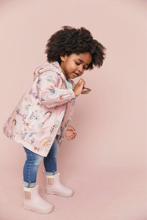 Next - Chaqueta de lluvia sostenible para niña - 5-6 años