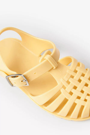Next - Sandalias de gelatina amarillas claras para niños y niñas - 28