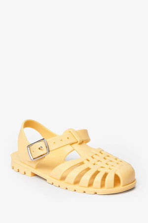Next - Sandalias de gelatina para niña y niño de color amarillo claro - 29