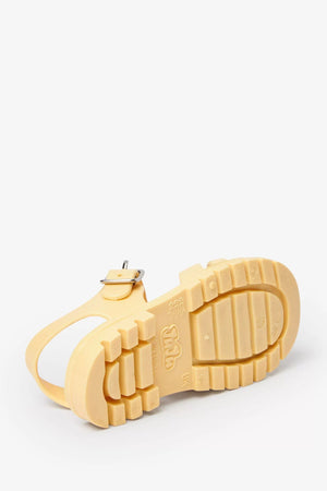 Next - Sandalias de gelatina para niña y niño de color amarillo claro - 29