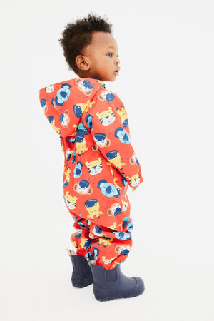 Next - Chubasquero infantil polar con estampado de animales - 9-12 meses