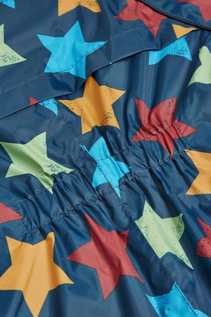 Next - Chaqueta de lluvia infantil con forro polar y estampado de estrellas - 3-6 meses