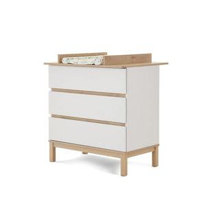 Obaby Astrid 3 Piece Room Set - White-Nursery Sets-White-No Mattress | Natural Baby Shower