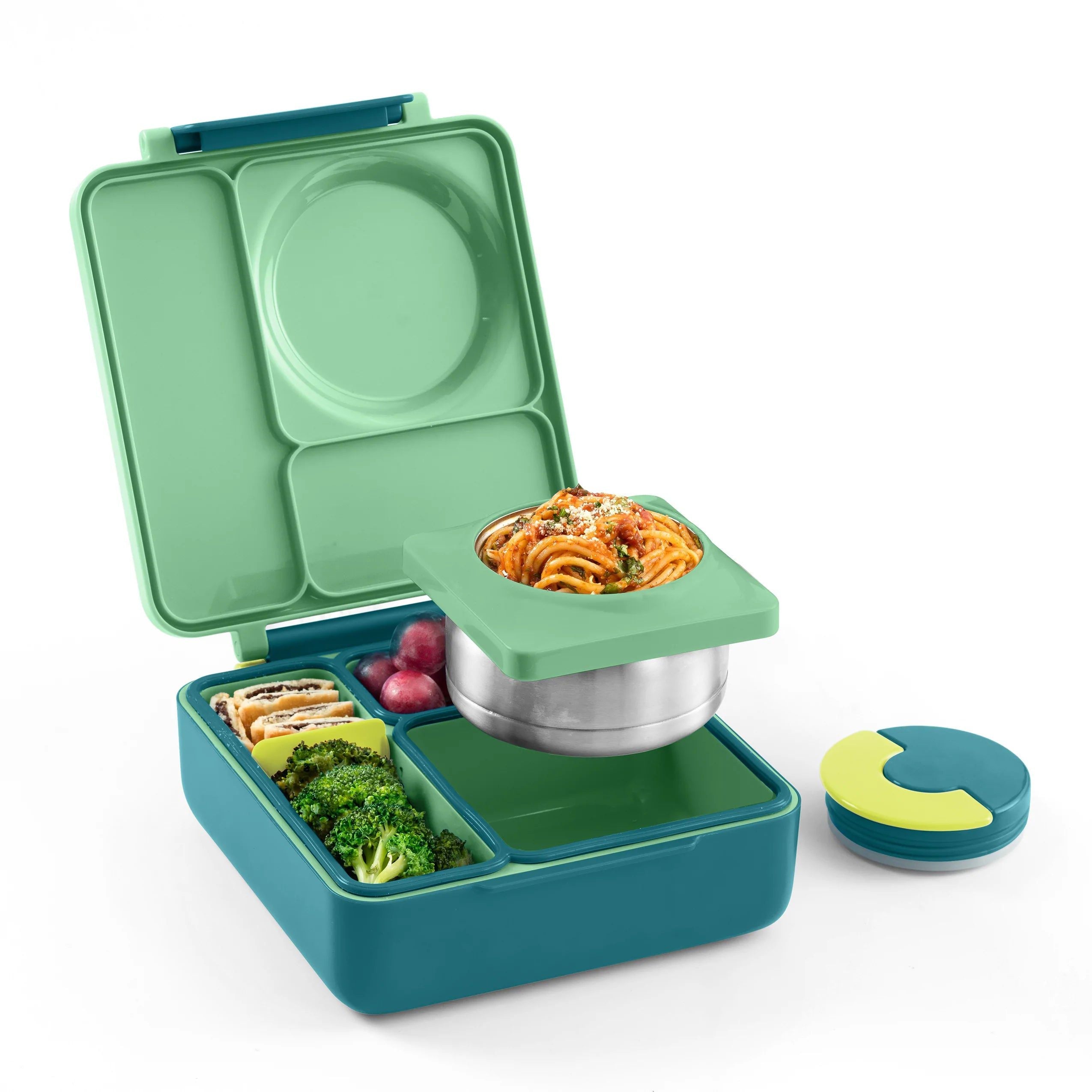 OmieBox - Fiambrera bento con aislamiento térmico, color verde
