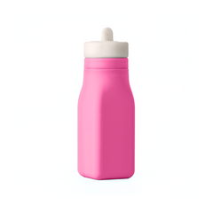 Omiebox - OmieBottle Cantimplora de Silicona sin BPA Rosa