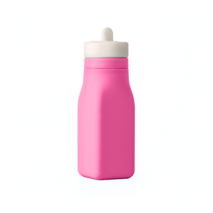 Omiebox - OmieBottle Cantimplora de Silicona sin BPA Rosa