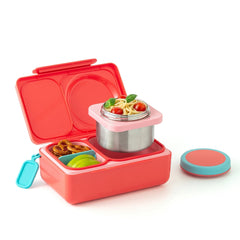 Omiebox - Fiambrera Bento OmieBox de 2.ª Generación con Aislamiento, Color Rosa Cereza