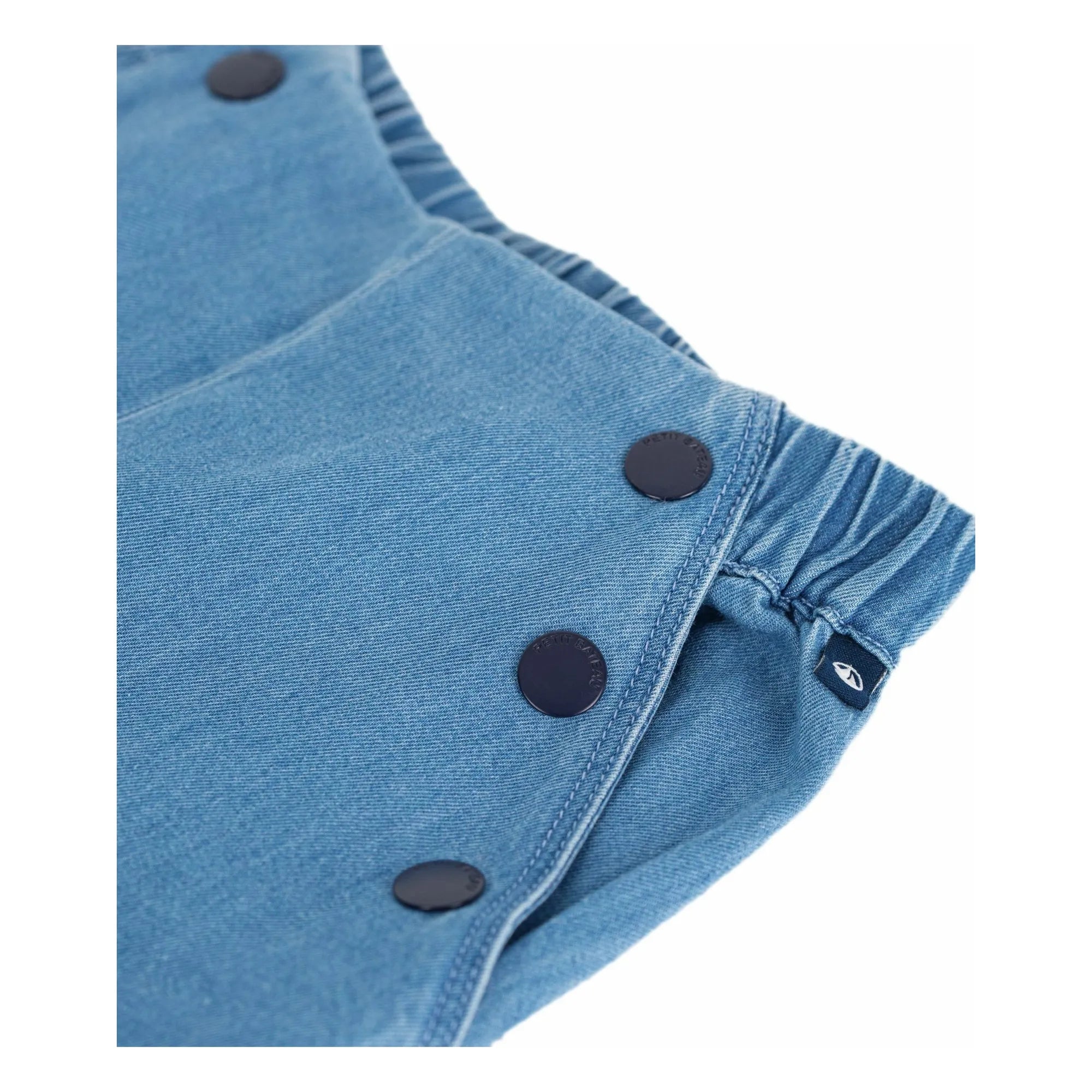 Petit Bateau - Jean Bridge de algodón orgánico | Azul