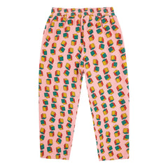 Bobo Choses - Pantalón de pana a cuadros de algodón orgánico | Rosa