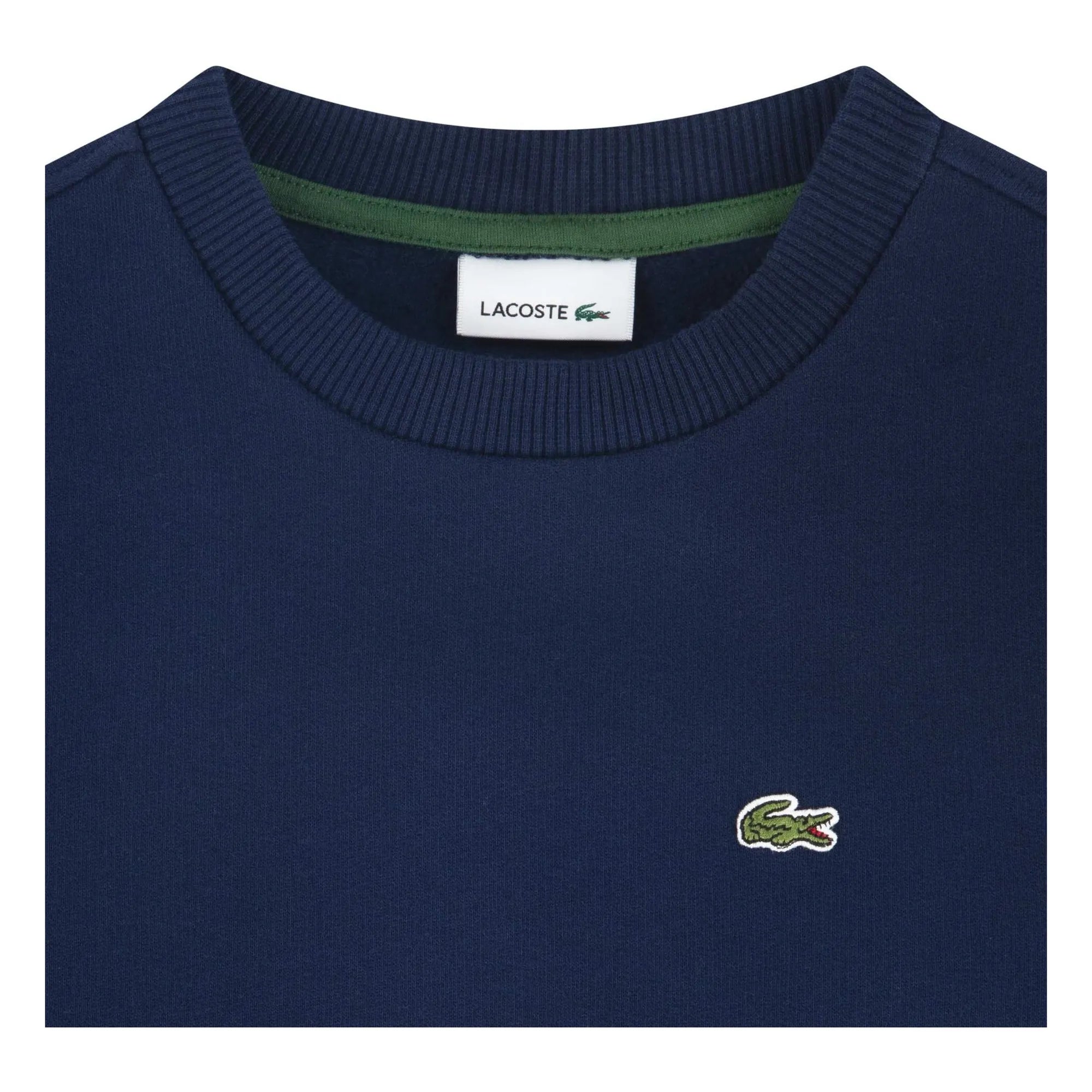 Lacoste - Sudadera con logo de algodón orgánico | Azul marino