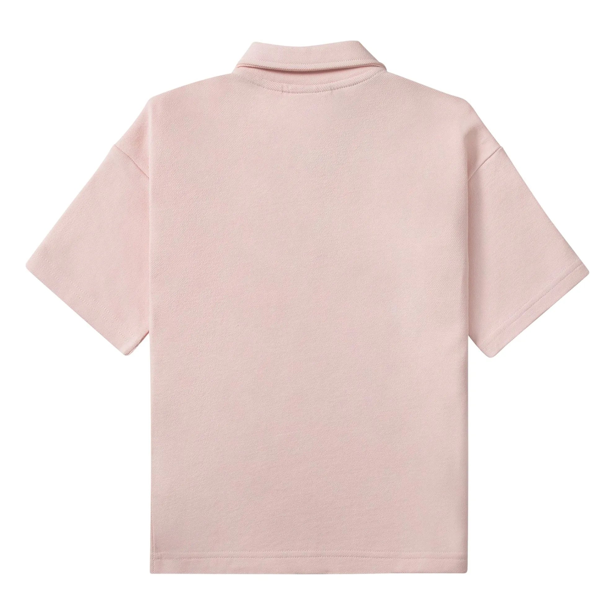 Lacoste - Polo de algodón orgánico con logo de ajuste holgado | Rosa Claro