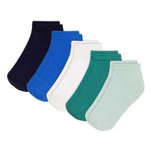 Petit Bateau - 5 pares de calcetines cortos | Verde