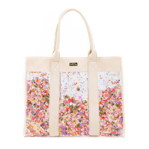 Packed Party - Bolso de hombro y playa con confeti