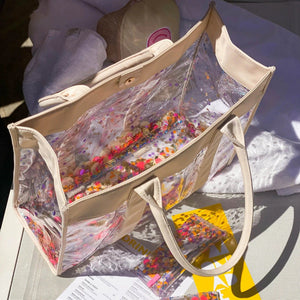 Packed Party - Bolso de hombro y playa con confeti