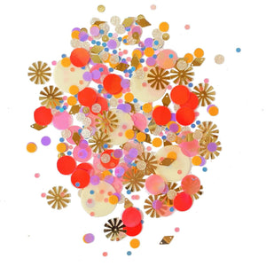 Packed Party - Bolso de hombro y playa con confeti