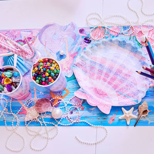 Party Pieces - 8 platos de cartón de sirena