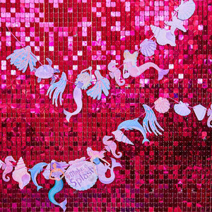 Party Pieces - Decoración colgante de sirena para fiestas