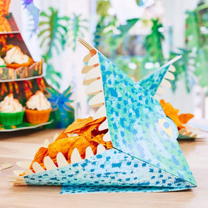 Party Pieces - Bandeja de comida de papel Dino, el Explorador