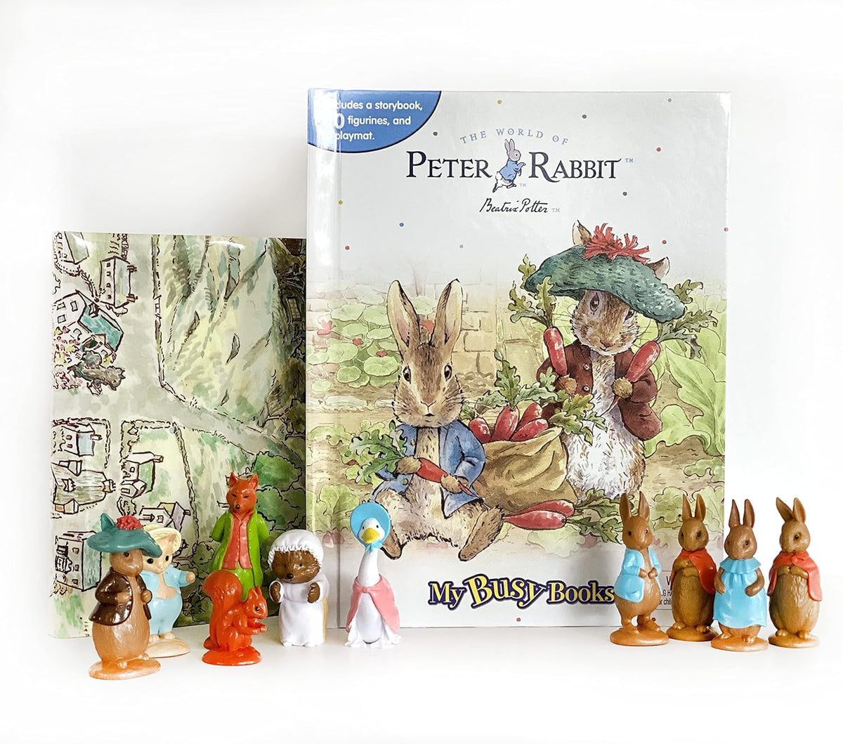 Phidal - Libro de actividades e historias en inglés con figura de Peter Rabbit