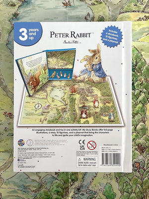Phidal - Libro de actividades e historias en inglés con figura de Peter Rabbit