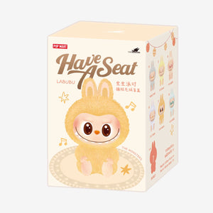 Pop Mart - Muñeca de vinilo de felpa original Have a Seat, paquete ciego sorpresa