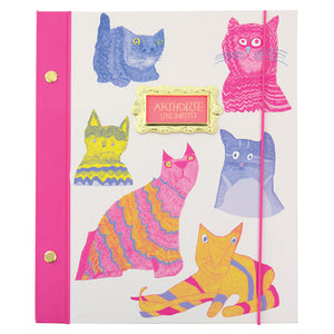 Portico Designs - Arthouse Unlimited Miaow Diario A5 de tapa dura