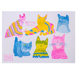 Portico Designs - Arthouse Unlimited Miaow Diario A5 de tapa dura
