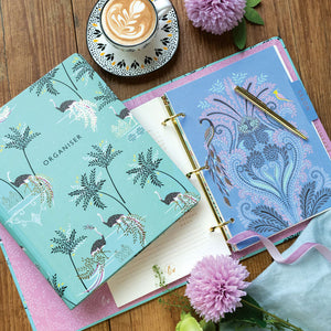 Portico Designs - Sara Miller: Agenda Organizadora Avestruz y Palmeras