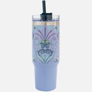 Portico Designs - Sara Miller: Botella de agua Savannah de 115 ML con pajita