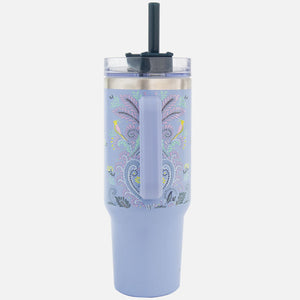 Portico Designs - Sara Miller: Botella de agua Savannah de 115 ML con pajita
